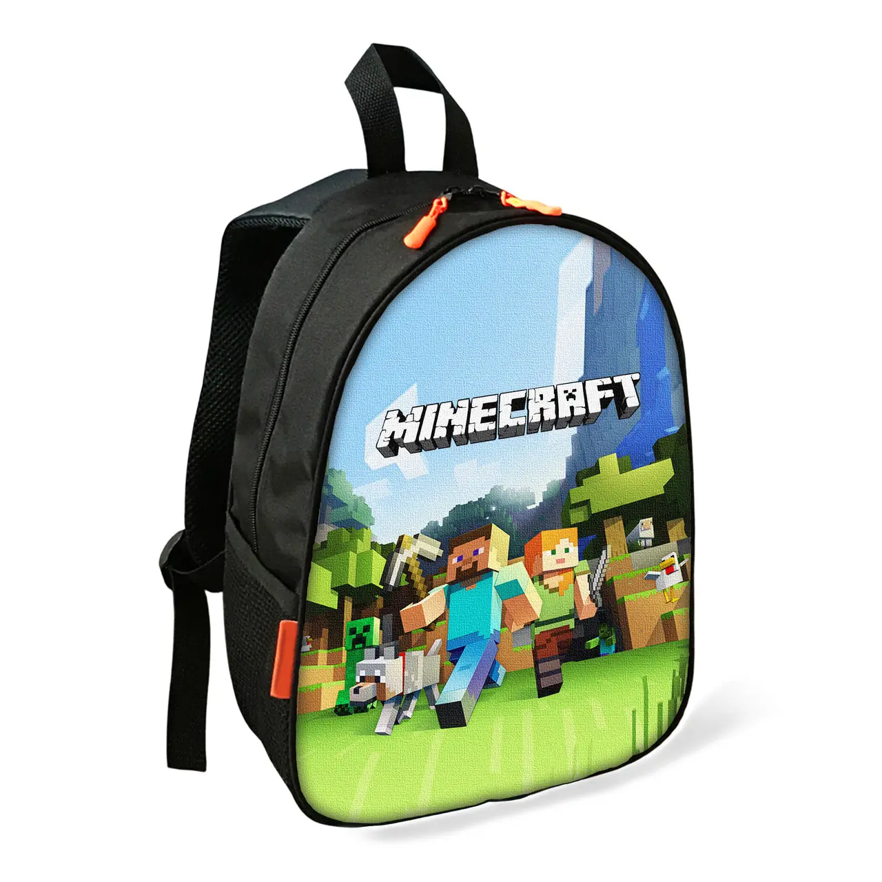 Рюкзак Minecraft Стів і Алекс дитячий шкільний/міський 34х27х13 см для хлопчика (02416)