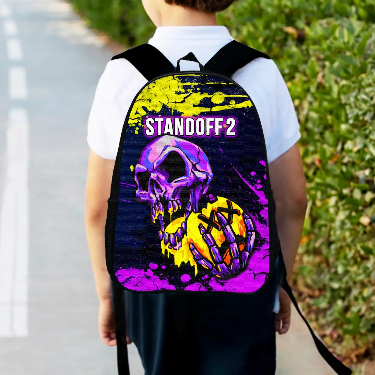 Рюкзак дитячий стендофф "Standoff2" 34х27см, міський ранець для хлопчика з принтом (00345)