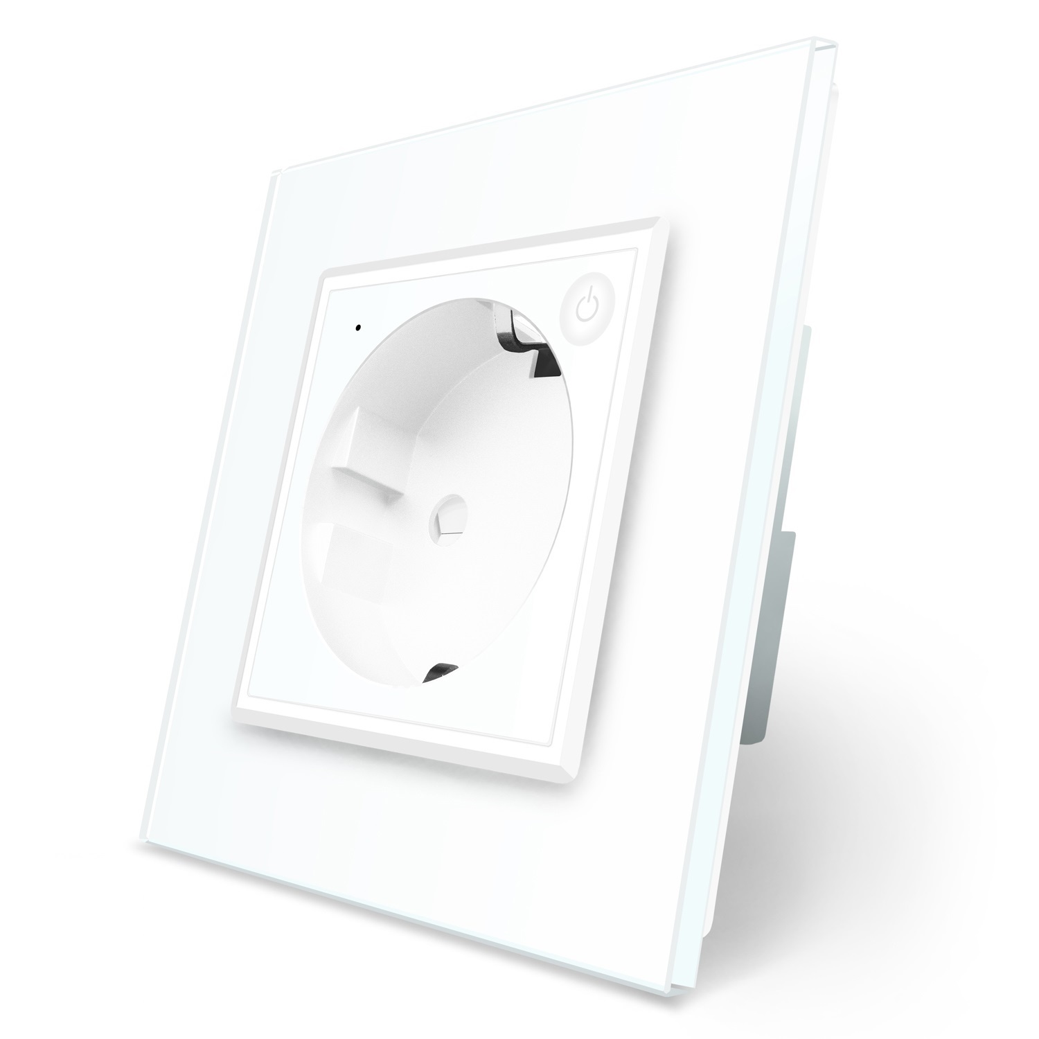 Розумна розетка ZigBee з заземленням Livolo білий (VL-FCTC16AZ-2WP)