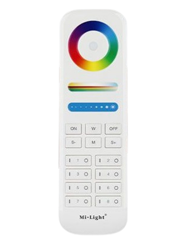 Пульт дистанційного керування MiLight RGB+CCT кнопковий (2,4 ГГц, 8 зон)