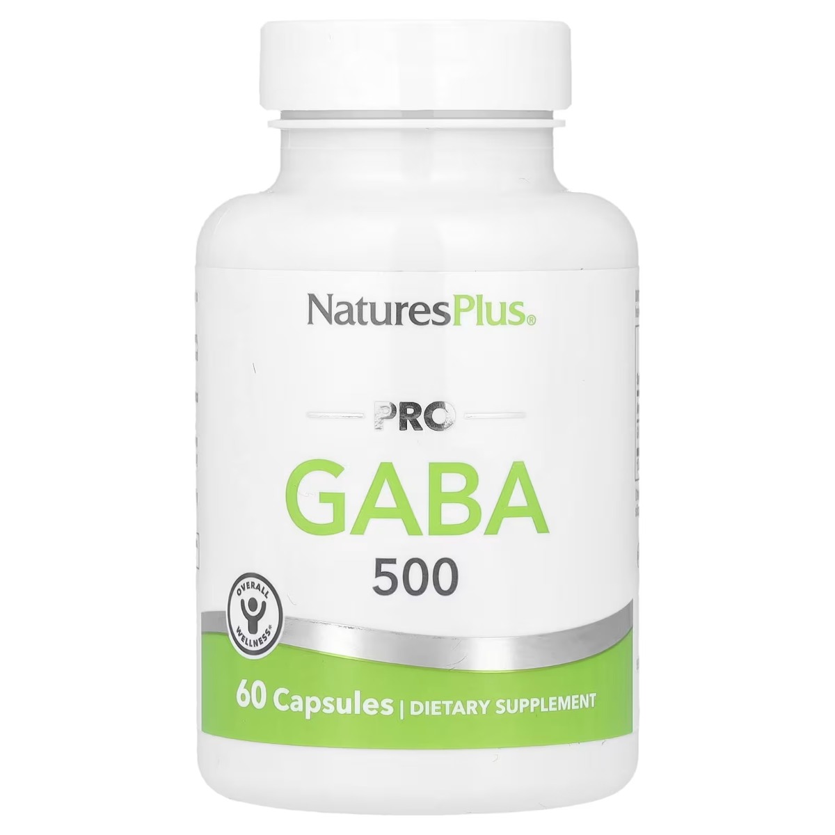 GABA (Гама-аміномасляна кислота), 500 мг, PRO GABA, Natures Plus, 60 капсул