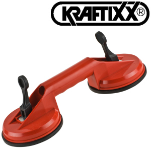 Тримач скла Ø120 мм подвійний, Kraftixx 1799-90