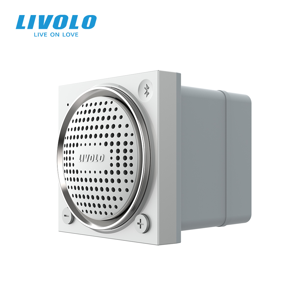 Механізм Bluetooth колонка LIVOLO сірий (VL-FCF-2IP)