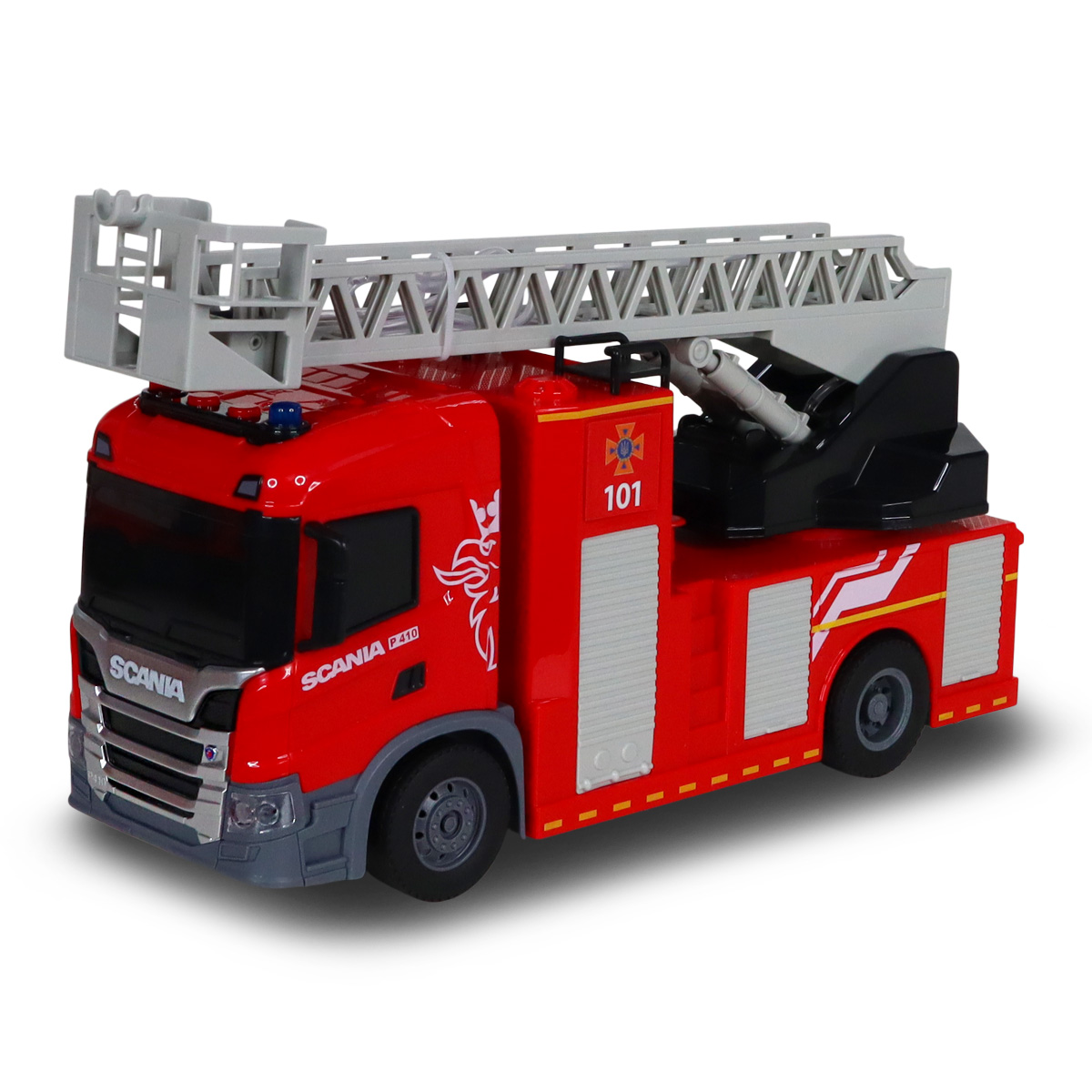 Автомодель серії "Big Truck" – ПОЖЕЖНА МАШИНА SCANIA (світло, звук, функ. води)