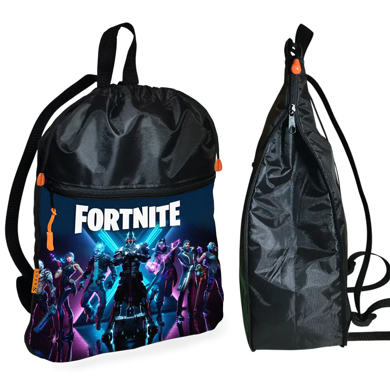 Рюкзак-мішок для школи Fortnite дитяча сумка для взуття та спортивного одягу (01455)
