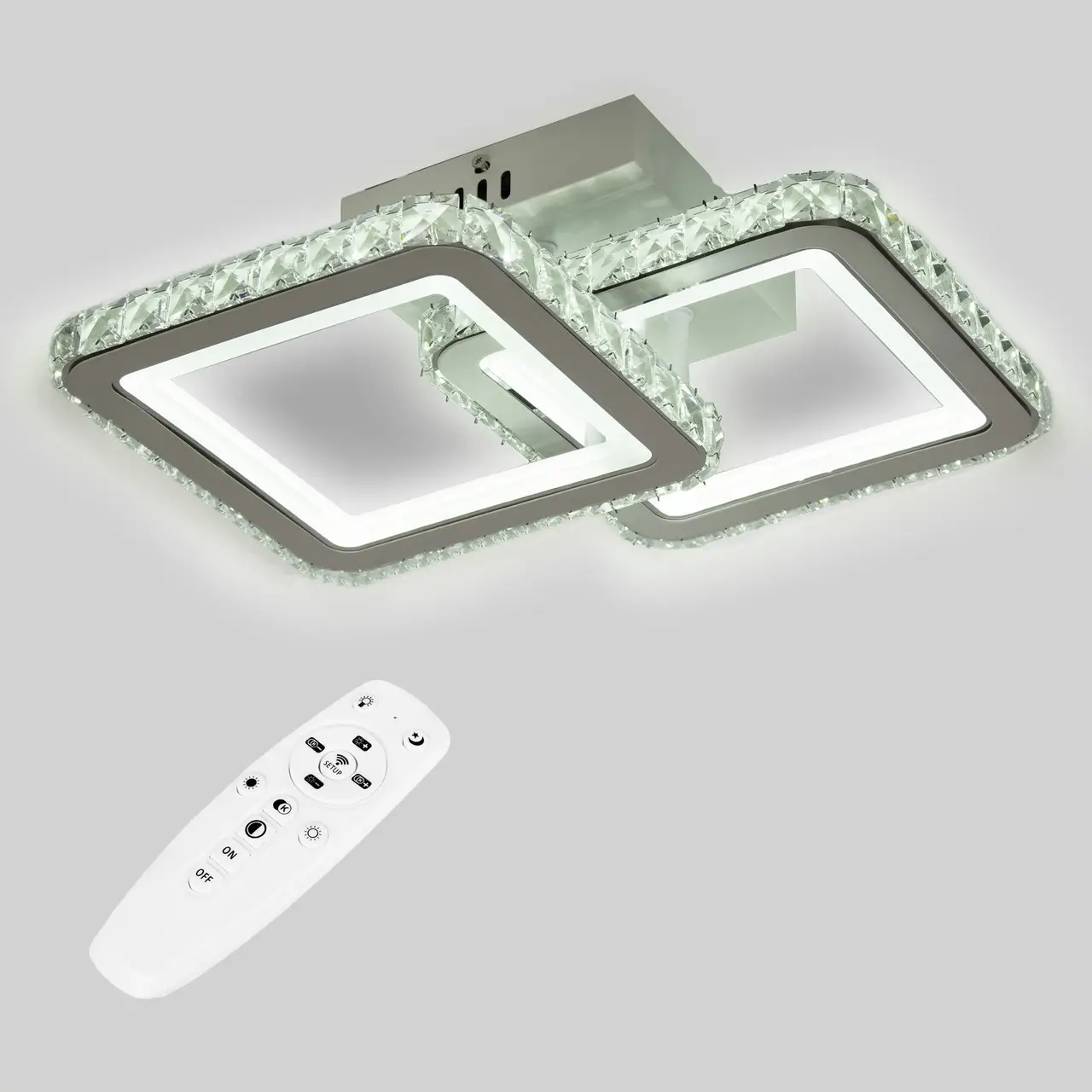 Стельова LED люстра, світлодіодний світильник Sunlight L7604/2