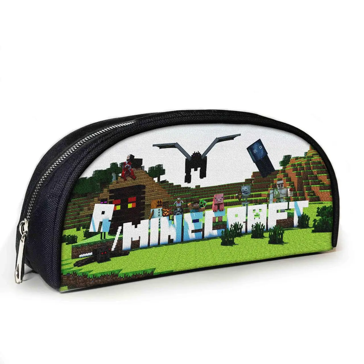 Пенал шкільний Minecraft 23х10х8 см з принтом для хлопчика (02837)