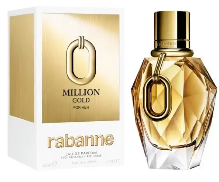 Женская парфюмированная вода Paco Rabanne Million Gold For Her 90 мл с магнитной лентой