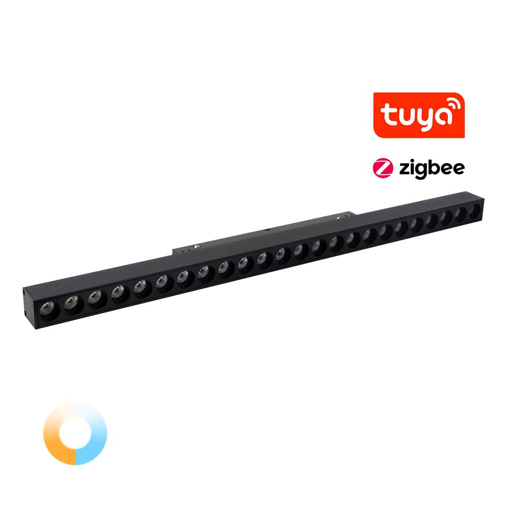 Магнітний трековий світильник лінійний dot grille TUNABLE WHITE (CCT) 20W Zigbee 3.0+ RF2.4G