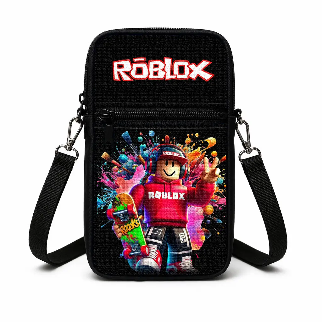 Сумка-чохол для телефону Roblox,дитяча сумка через плече, водонепроникна міні-сумка (4832)