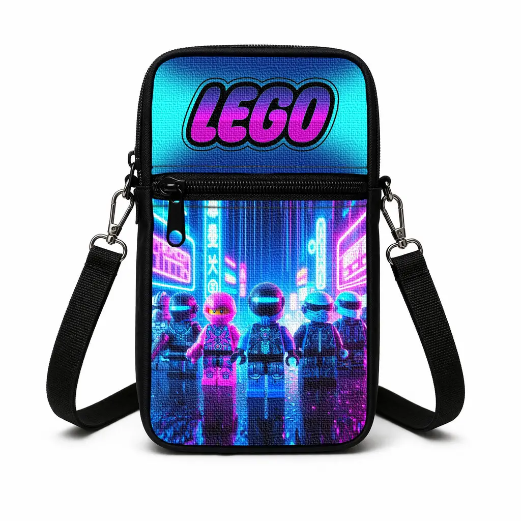 Сумка-чохол для телефону Lego дитяча сумка через плече, водонепроникна міні-сумка (4907)