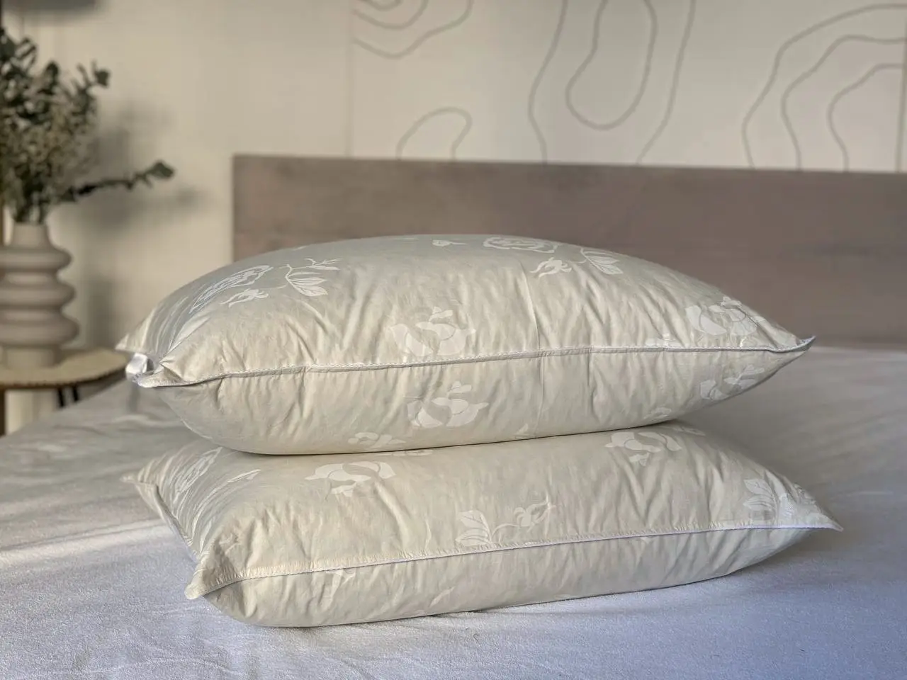 Подушка Ecotton 50х70 см пухово-перовая молочна 10% 24164