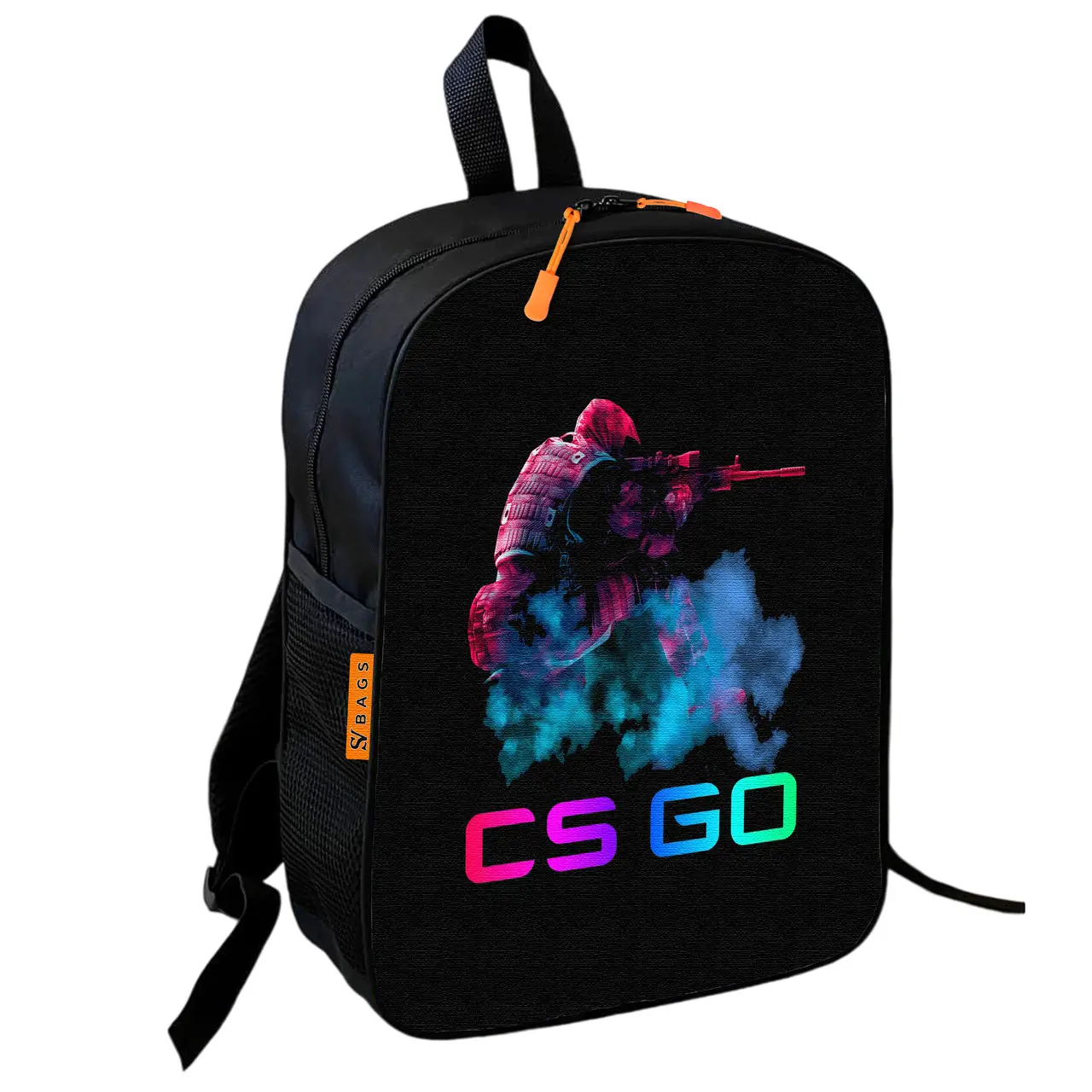 Рюкзак шкільний дитячий 36х27см контр-страйк CS:GO "Counter-Strike"  з принтом для хлопчика (00667)