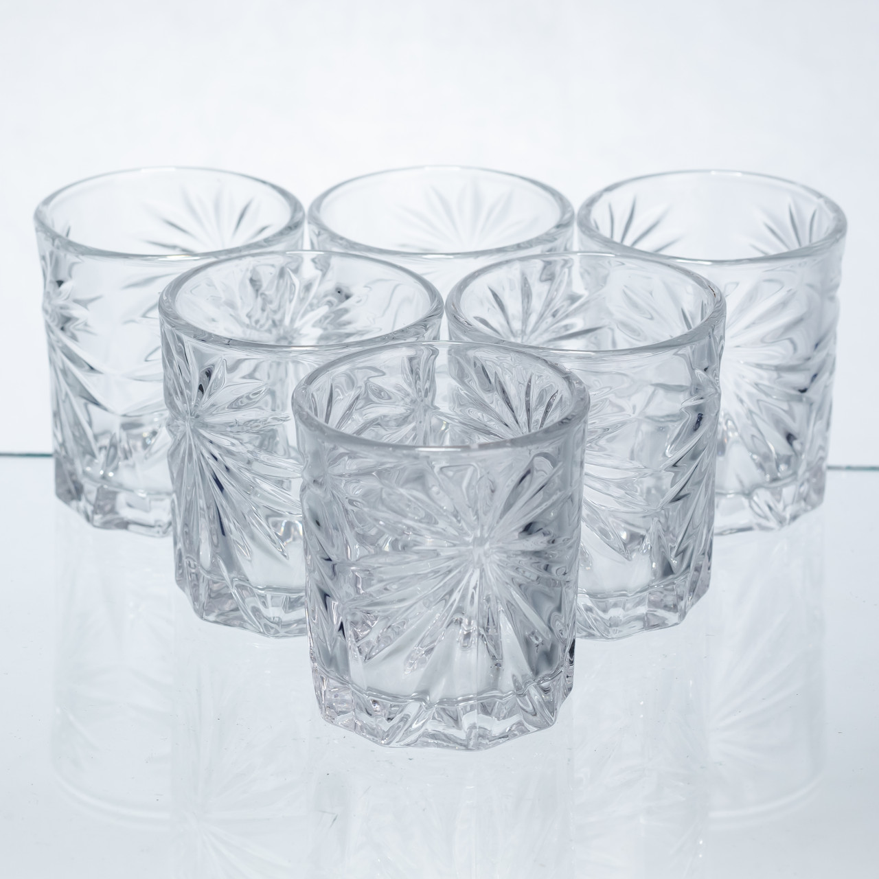 Набір чарок для міцних напоїв Shot glass 6 штук по 75 мл HP-17-36