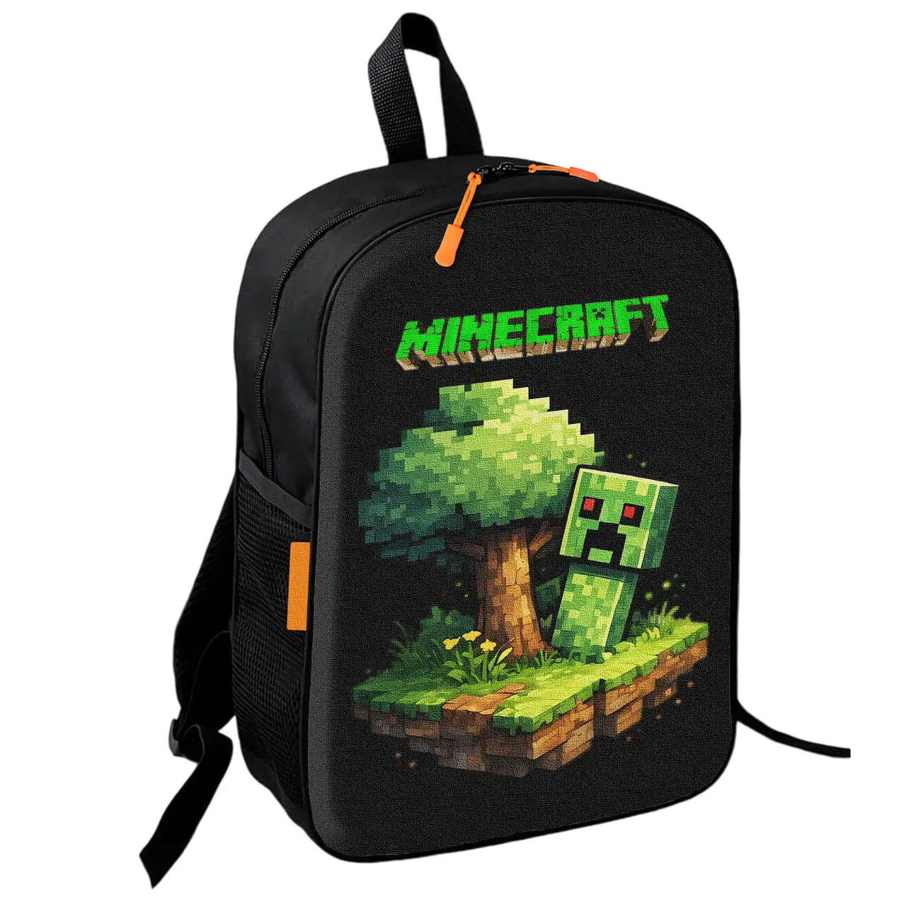 Рюкзак шкільний дитячий Minecraft Кріпер 36х27 см підлітковий для хлопчика, дівчинки (4716)