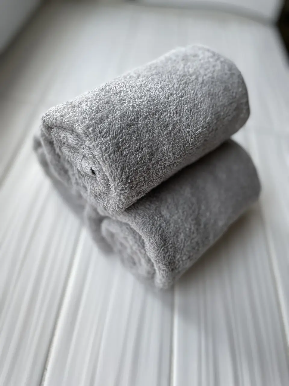 Комплект рушників Ecotton 30х30 см махрові 6 шт. серветки для рук 380 г/м² сірий Light Gray